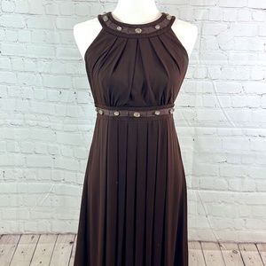 Suzi Chin for Maggy Boutique - Brown Knee length dress (4)